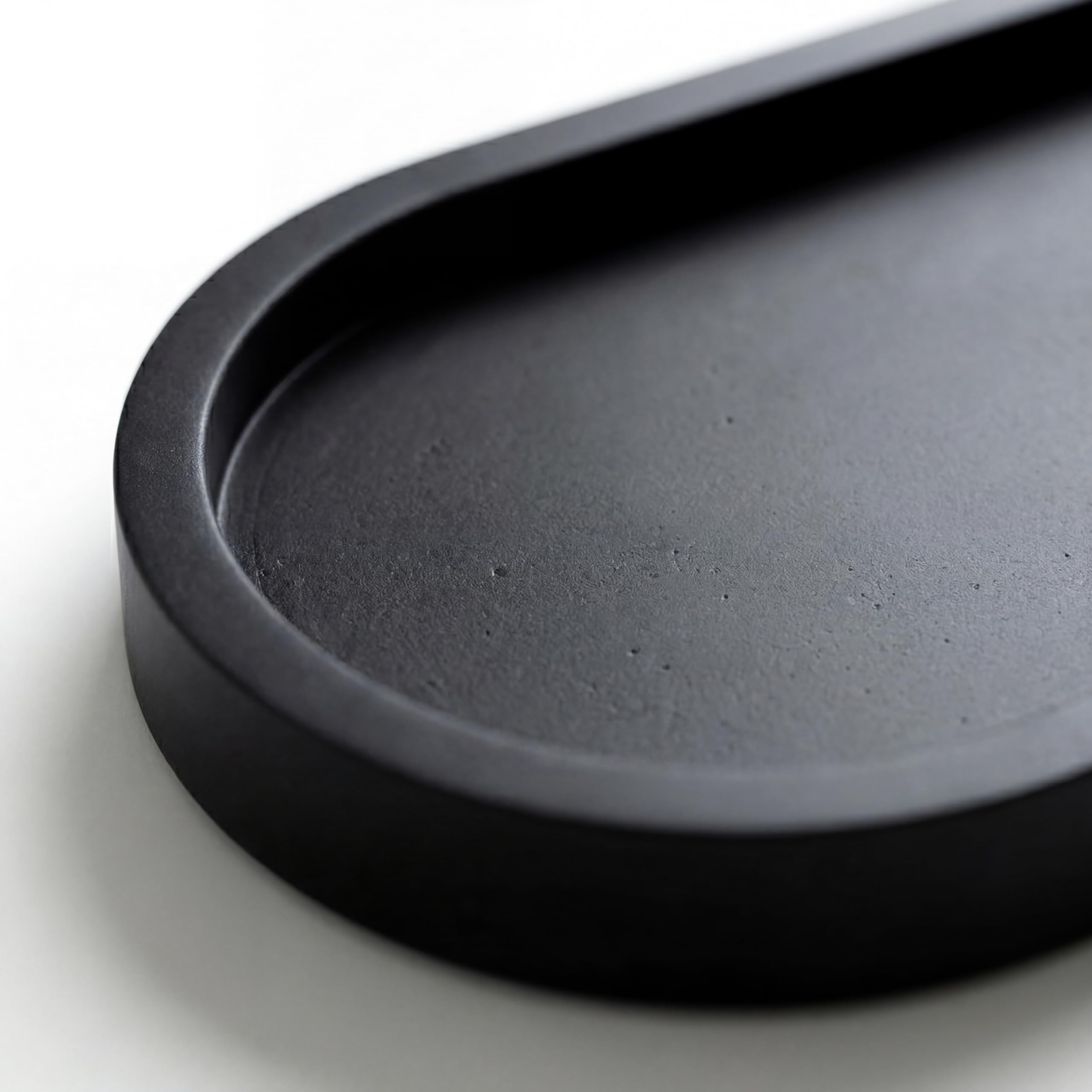 Black Oval Decorative Tray view 4