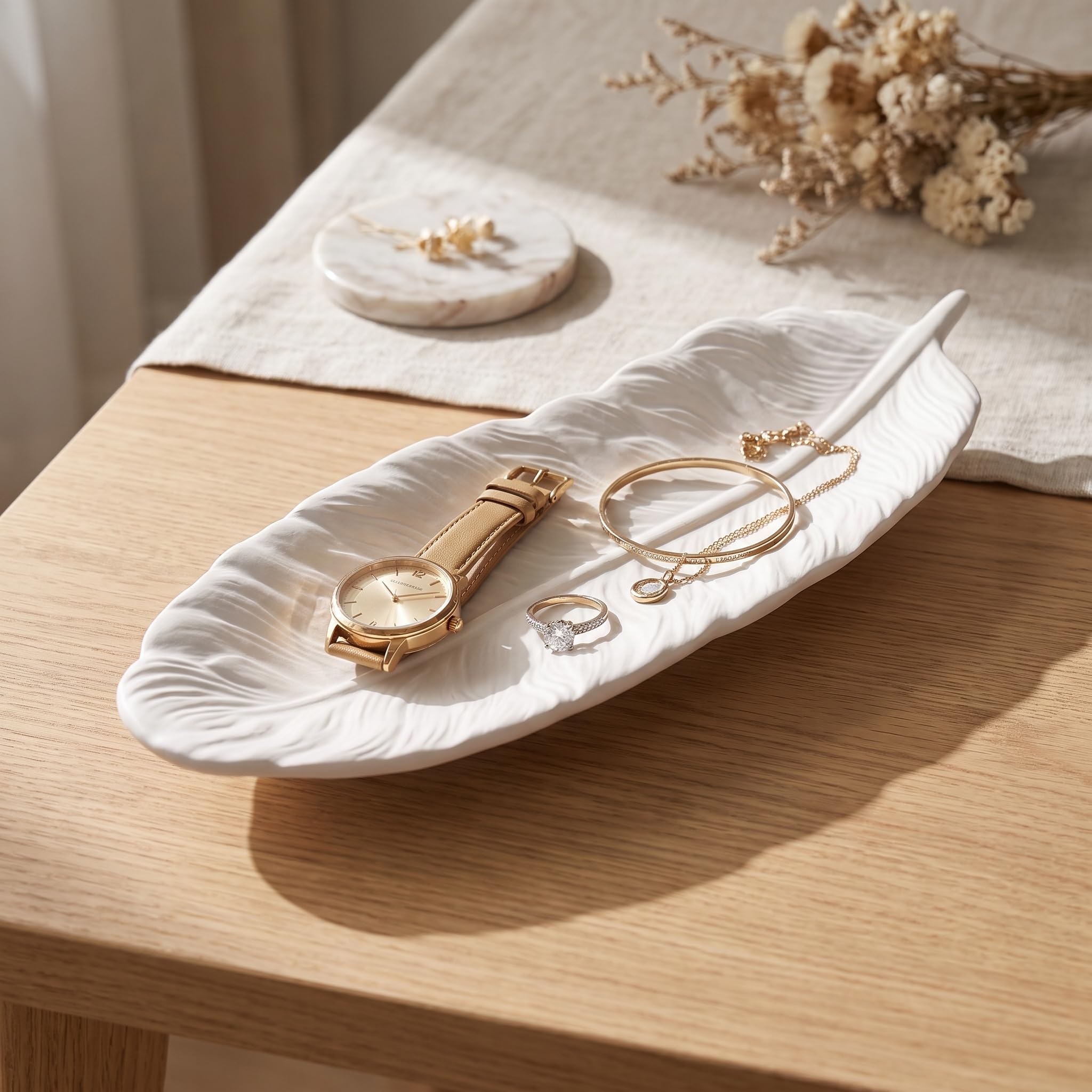 Feather Stone Jewellery Tray view 5