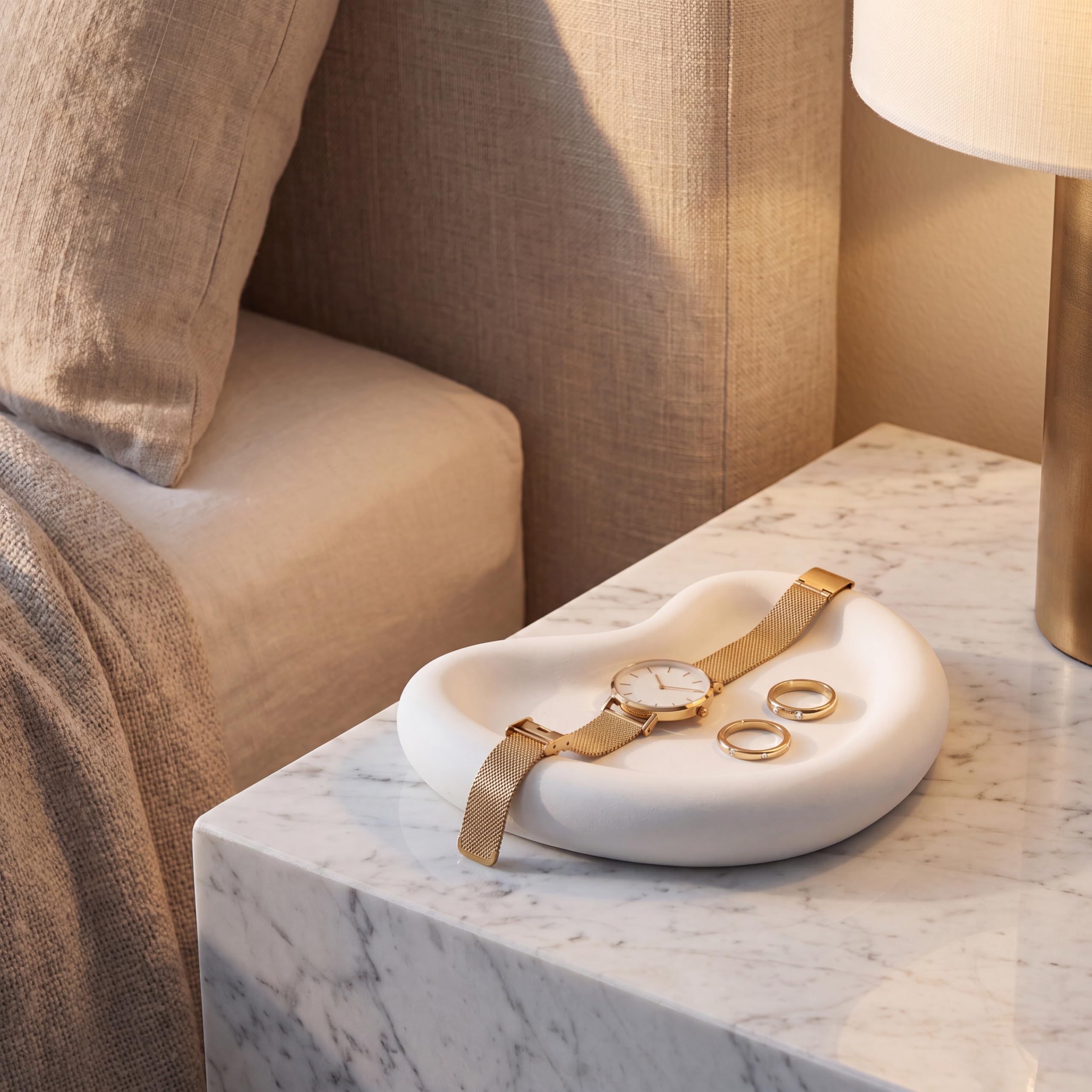 Cloud Shape Stone Vanity Tray view 2